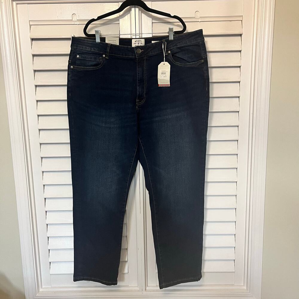 Ben Sherman Straight Leg Stretch Fit‎ Jeans Size 42x30
